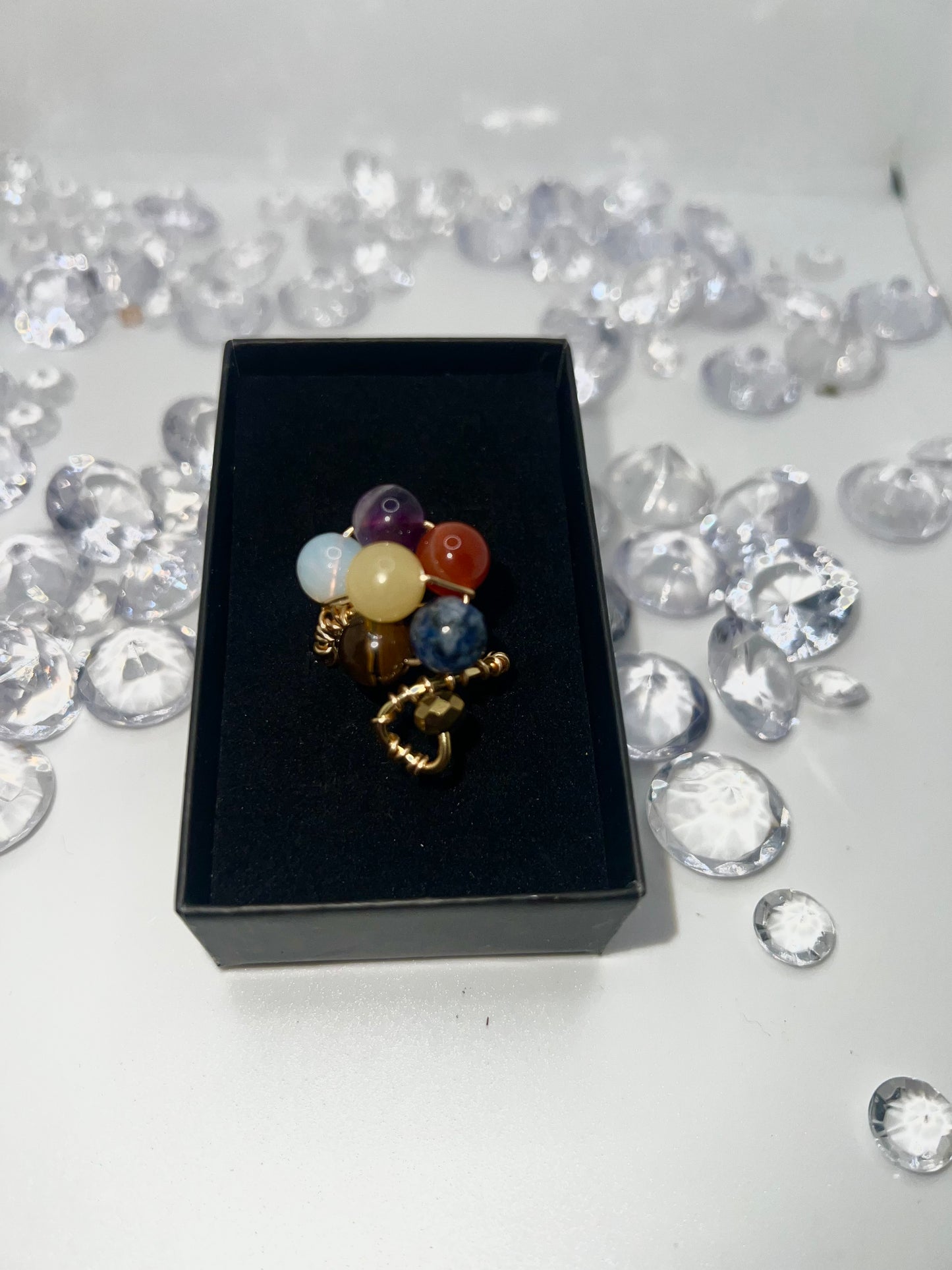 PREMADE CRYSTAL RINGS