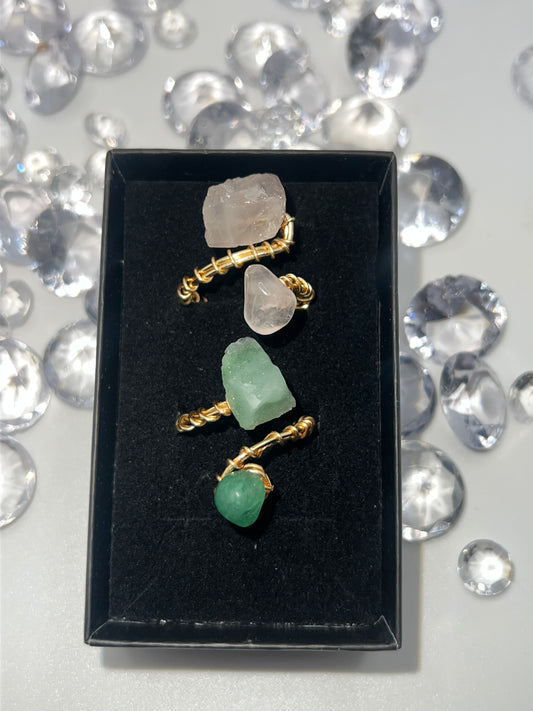 PREMADE CRYSTAL RINGS