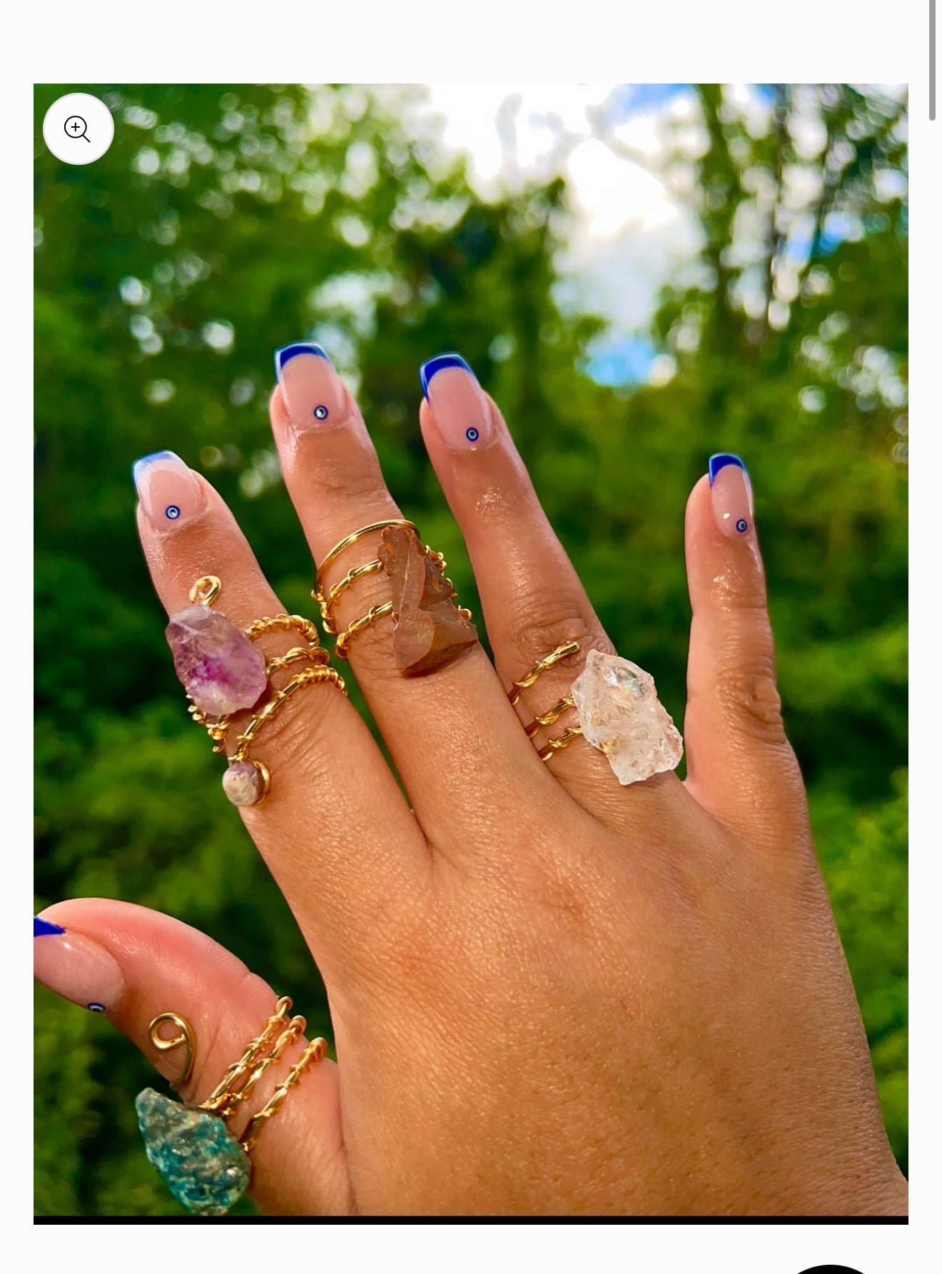 CUSTOM CRYSTAL WIRE RING