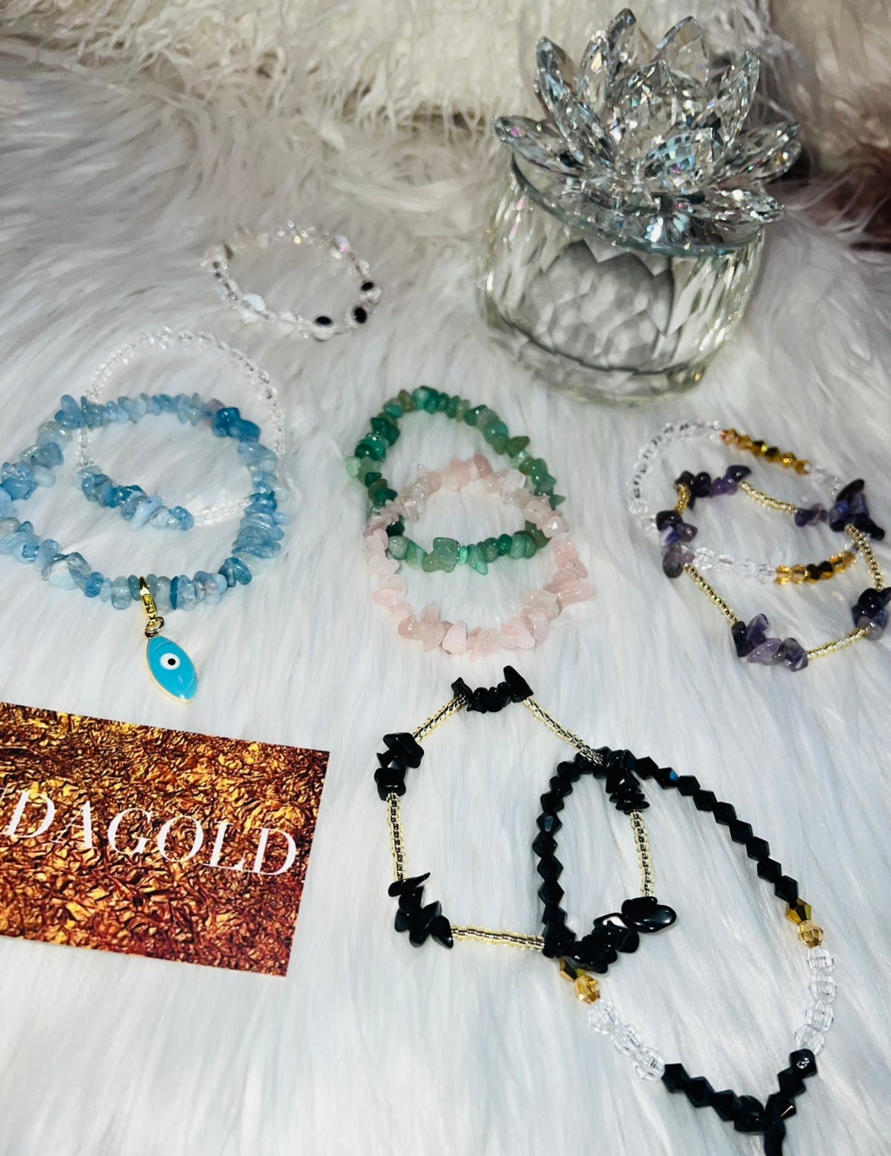 ALL CRYSTAL ANKLETS