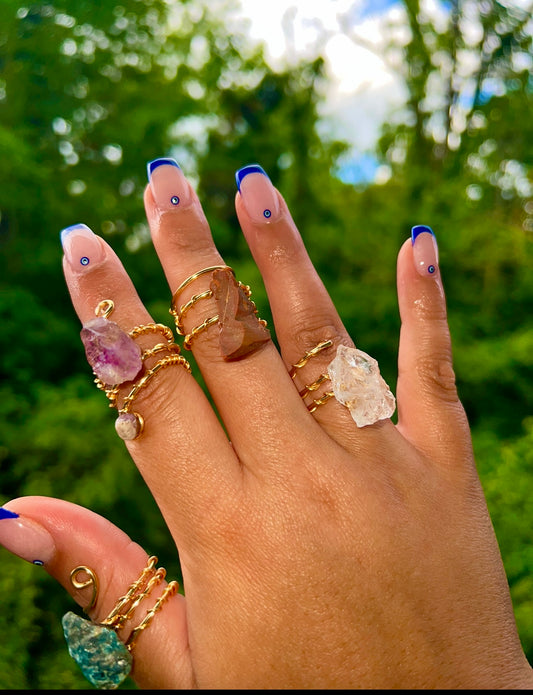 CUSTOM CRYSTAL WIRE RING