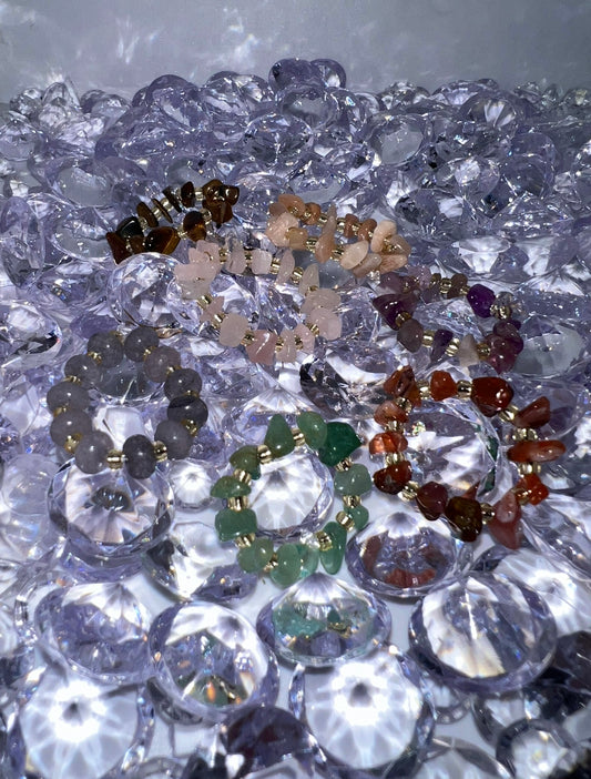 AURA GOLD CRYSTAL RING